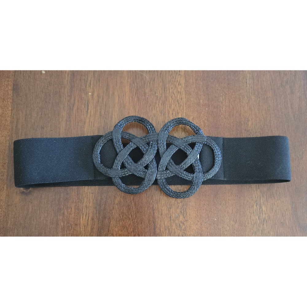 BCBGMAXAZRIA Belt Black Women Fashion Waist Adjustable Wrap Sash Tie